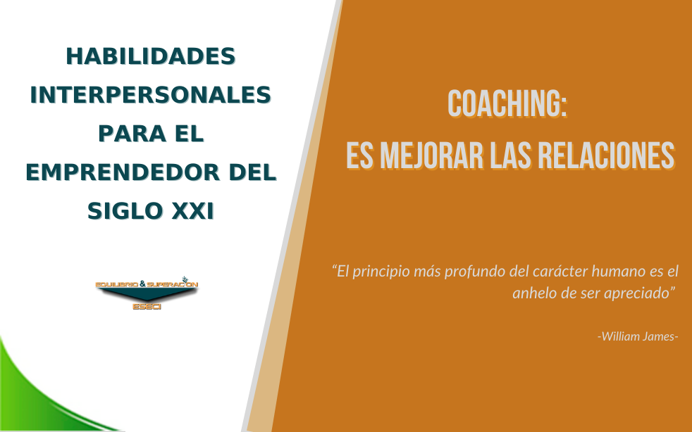 Coaching: Es mejorar las relaciones