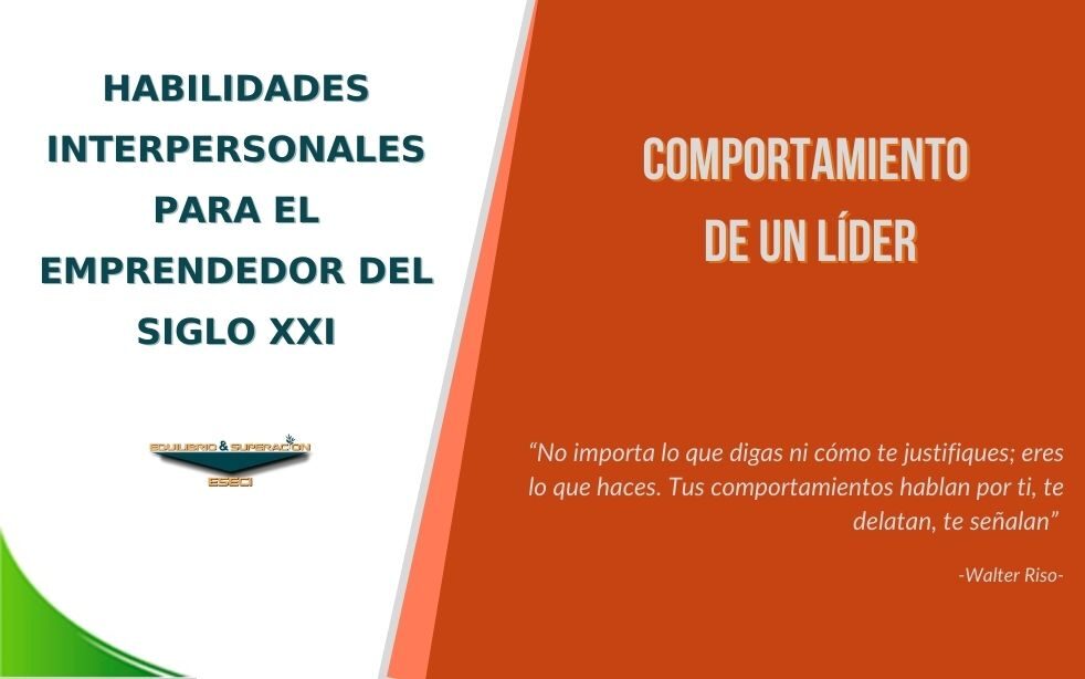 Comportamiento de un Líder