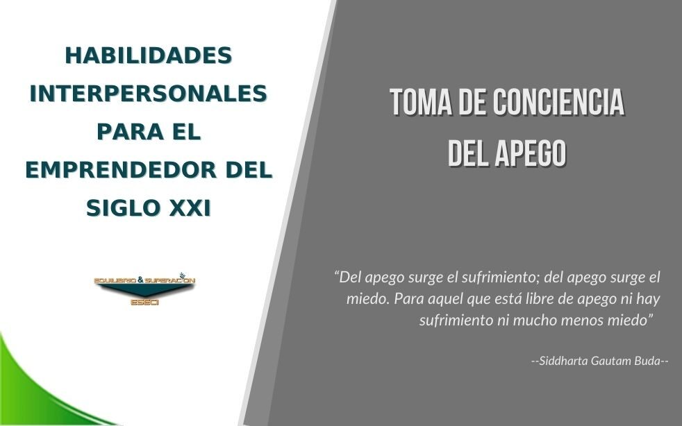Toma de conciencia del apego
