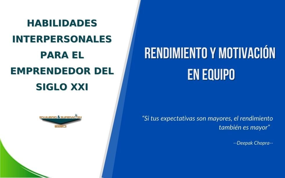 Rendimiento y Motivación en equipo