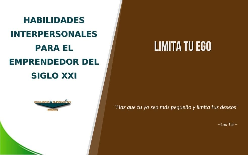 Limita tu Ego