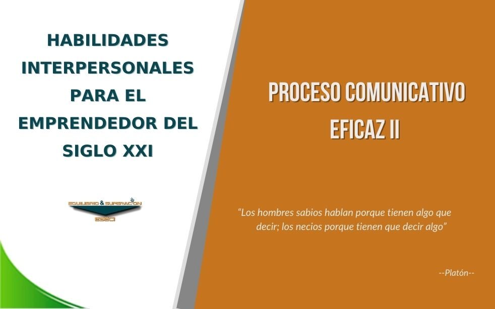 Proceso Comunicativo Eficaz II