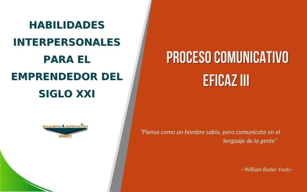 Proceso Comunicativo Eficaz III