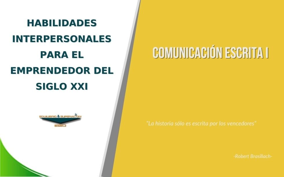 Comunicación Escrita I