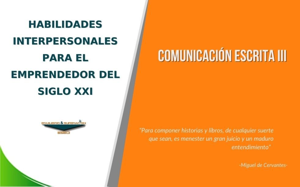Comunicación Escrita III
