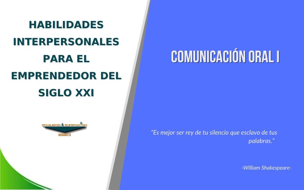Comunicación Oral I